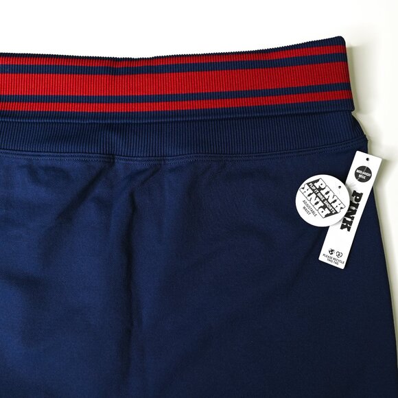 VICTORIA'S SECRET PINK Navy Seamless Flip-It Bike Yoga Workout Shorts - Sz Med - Picture 10 of 11